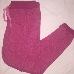 Pink sweatpants
